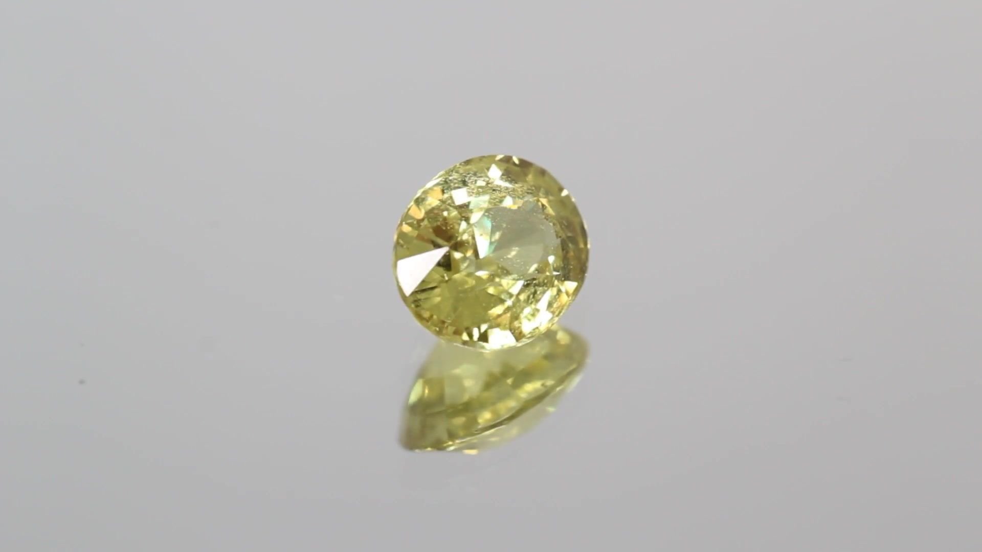 1.74 Carat Green Oval Sapphire