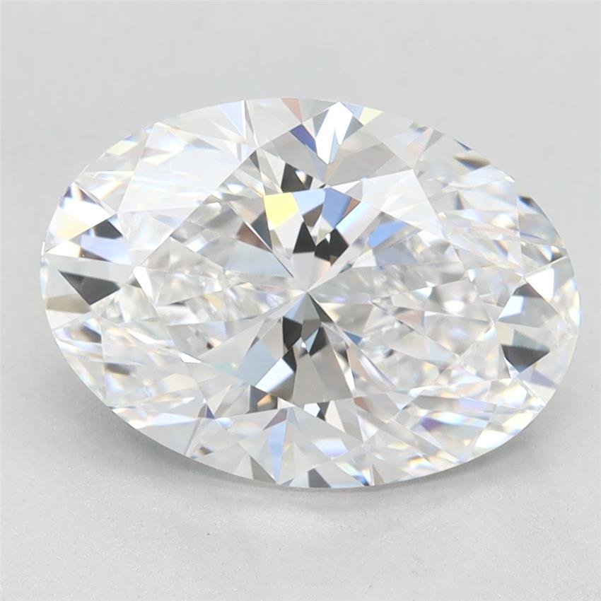 2.76ct D VVS1 Very Good Cut Oval Lab Grown Diamond