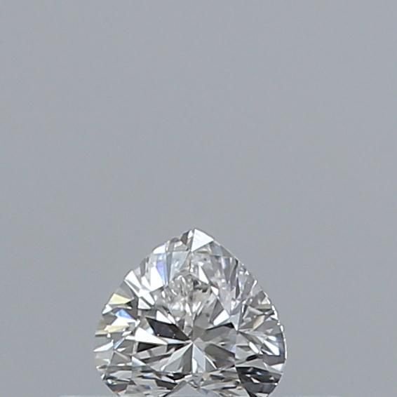 0.19ct E VVS1 Very Good Cut Heart Diamond