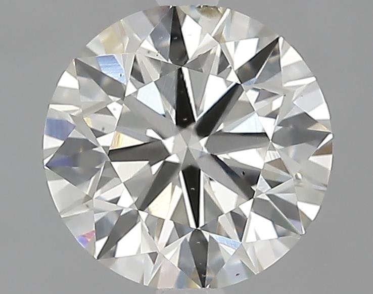 2.18ct J SI1 Excellent Cut Round Lab Grown Diamond