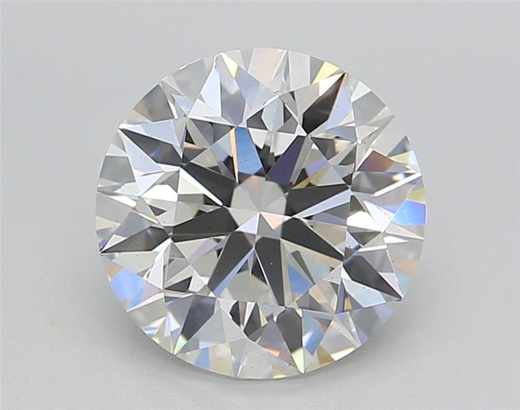 2.84ct F VS2 Rare Carat Ideal Cut Round Lab Grown Diamond