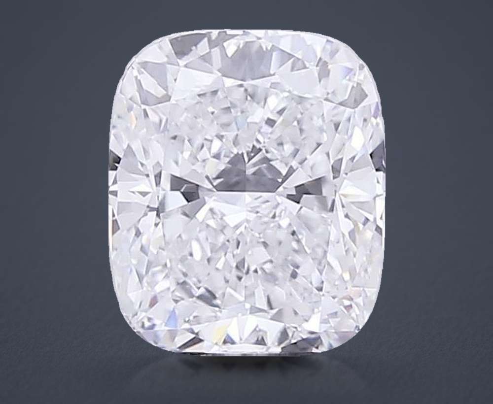 6.55 Carat Cushion Lab Diamond