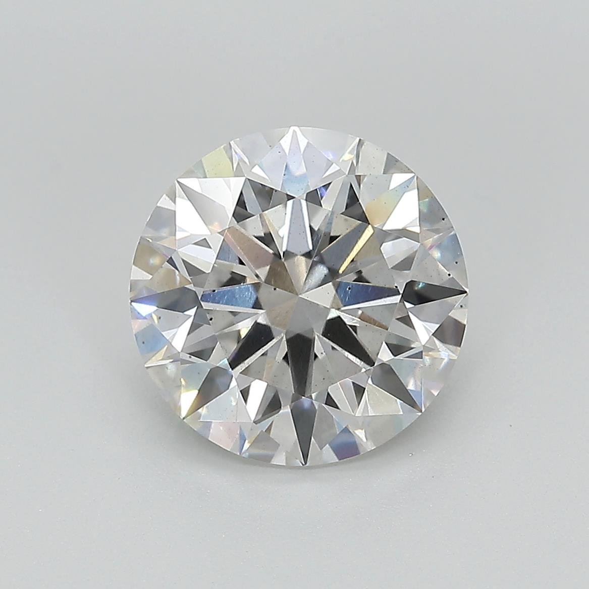 3.22ct G VS2 Rare Carat Ideal Cut Round Lab Grown Diamond