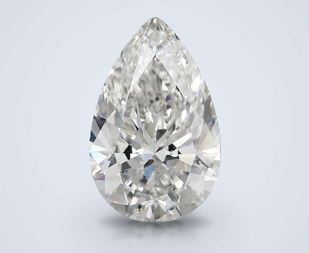 2.00 Carat Pear Lab Diamond