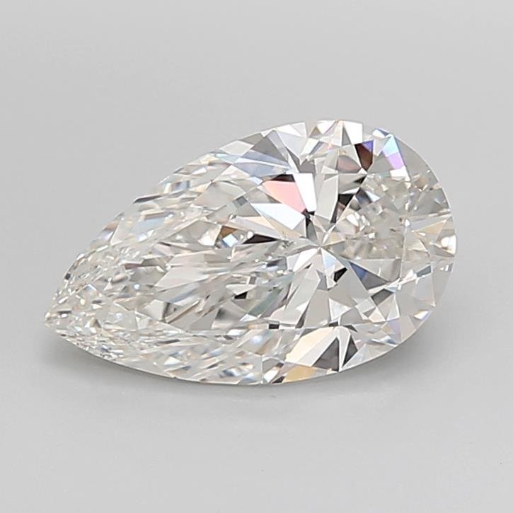 3.01ct G VS1 Rare Carat Ideal Cut Pear Lab Grown Diamond