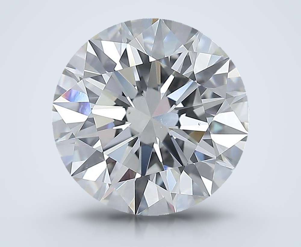 4.14 Carat Round Natural Diamond