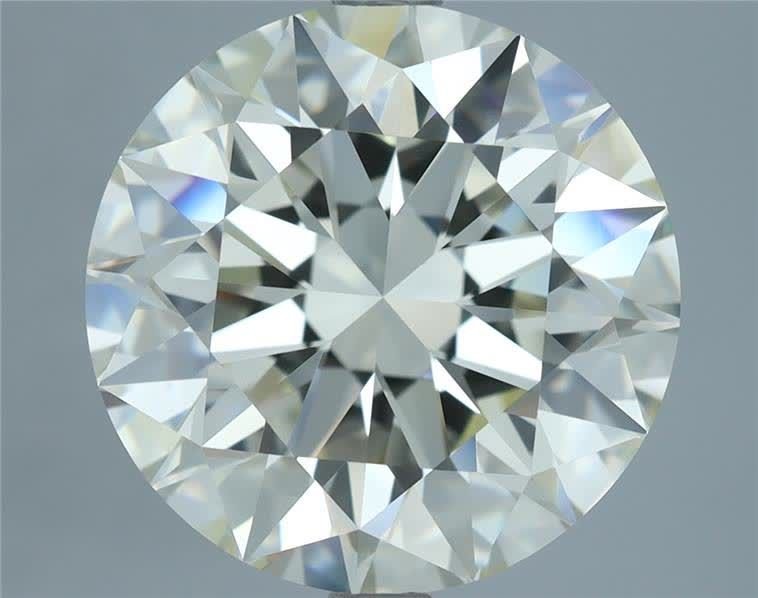 5.18ct J VS1 Rare Carat Ideal Cut Round Diamond