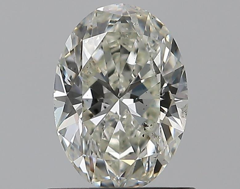 0.81ct K SI2 Rare Carat Ideal Cut Oval Diamond