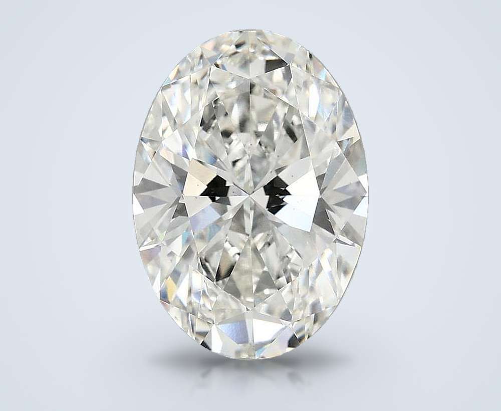 3.91 Carat Oval Lab Diamond