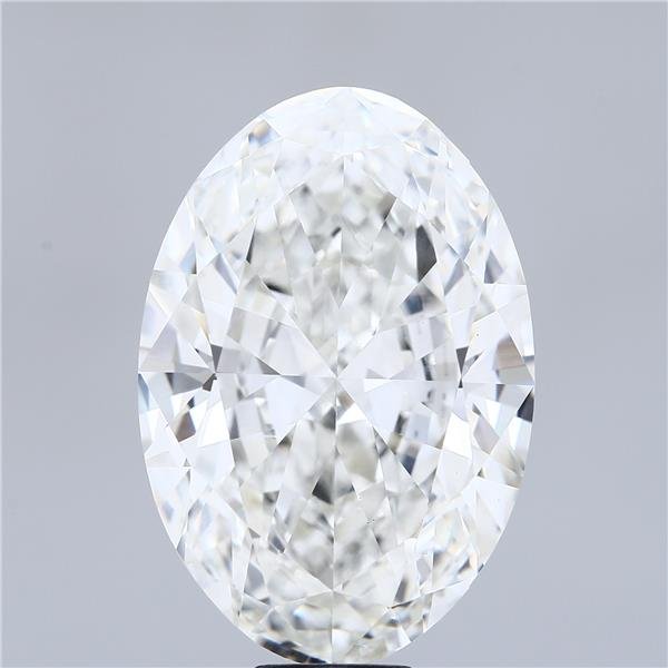 16.09ct G VVS2 Rare Carat Ideal Cut Oval Lab Grown Diamond