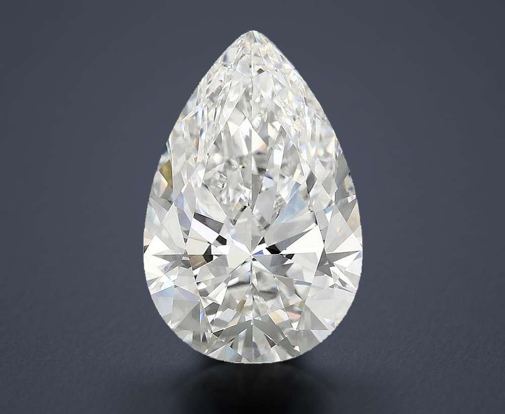 5.43 Carat Pear Lab Diamond