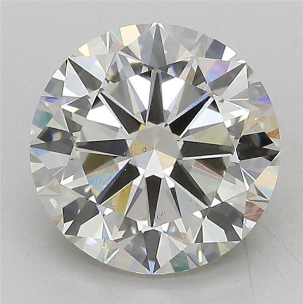 3.00ct J VS2 Very Good Cut Round Lab Grown Diamond