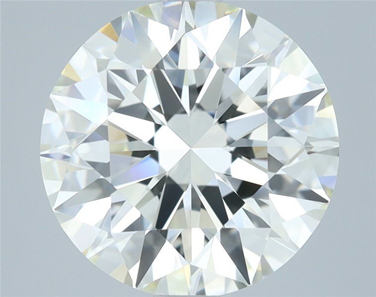 3.20ct J VVS1 Rare Carat Ideal Cut Round Diamond