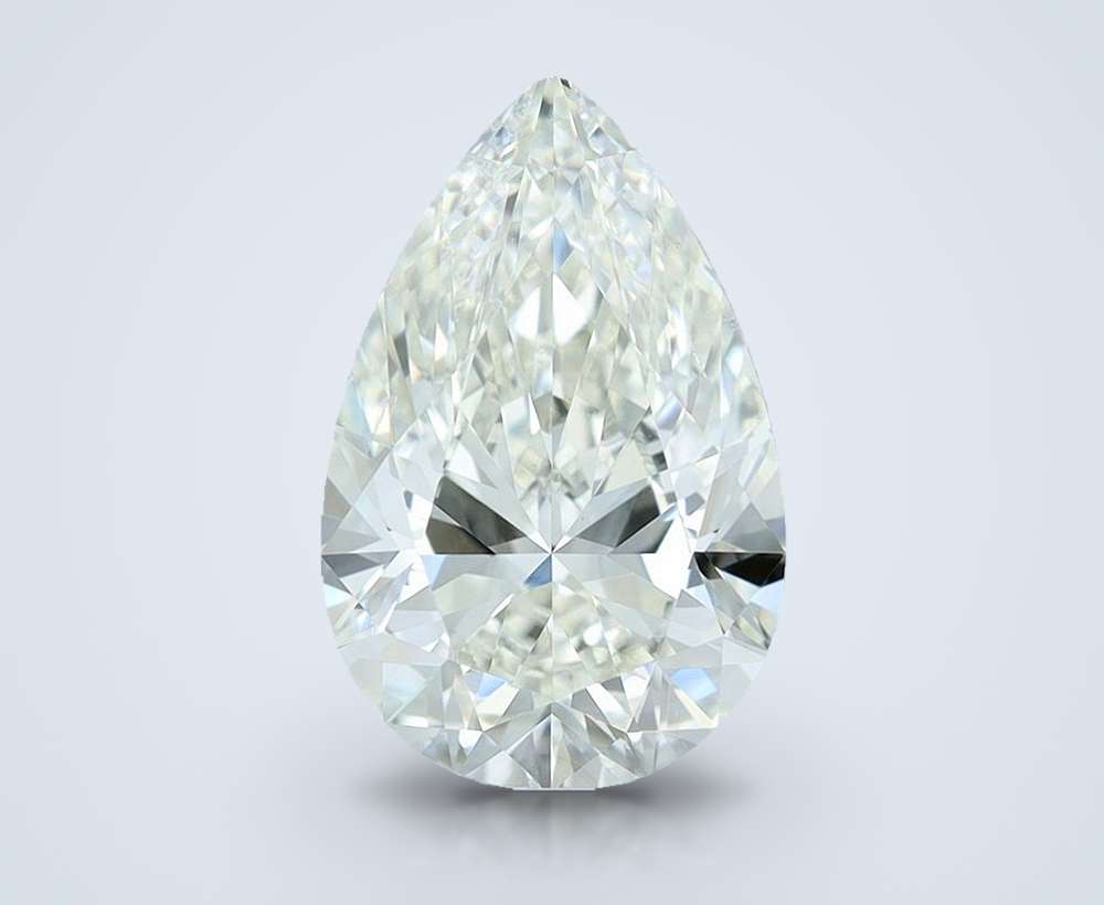 3.82 Carat Pear Natural Diamond