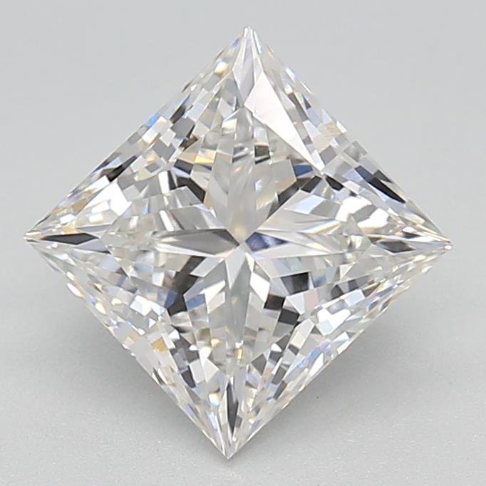 1.52ct F VVS1 Rare Carat Ideal Cut Princess Lab Grown Diamond
