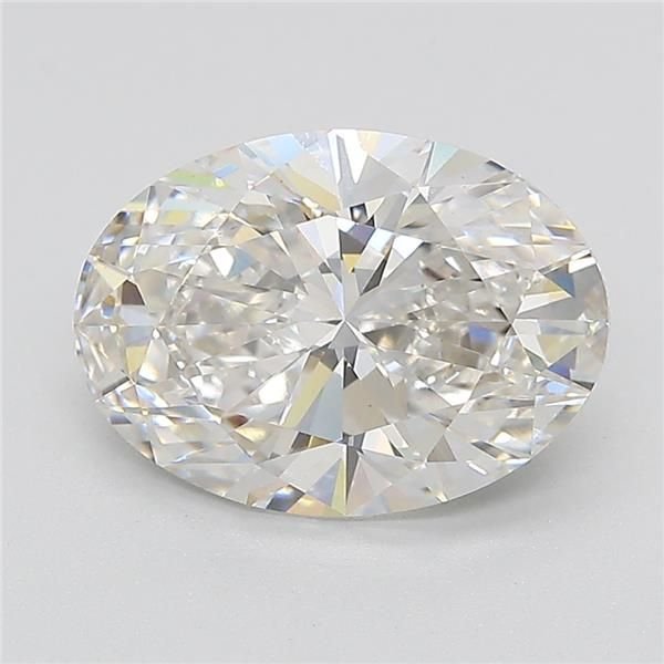 3.08ct G VS1 Rare Carat Ideal Cut Oval Lab Grown Diamond