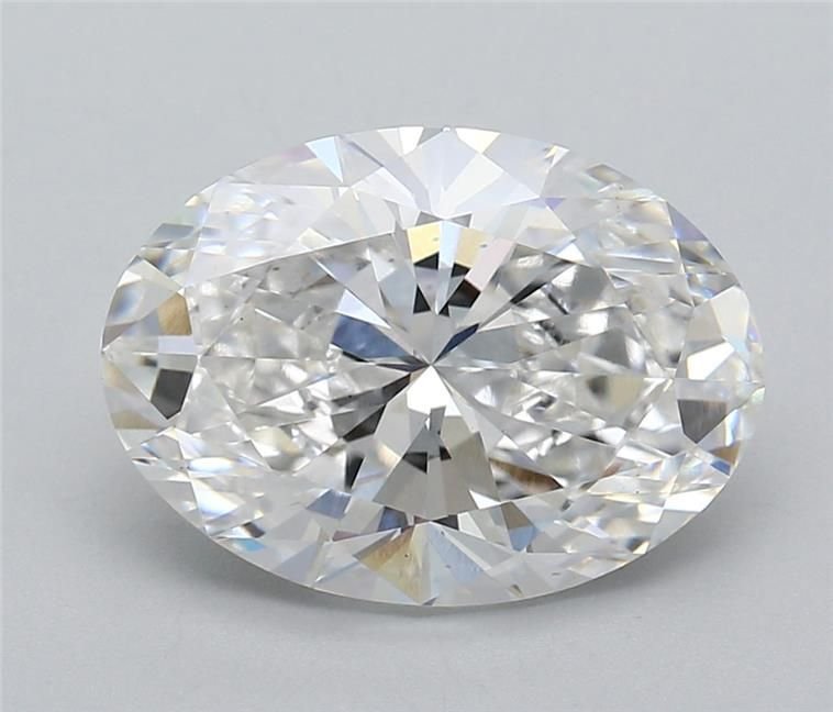 4.29ct E VS1 Rare Carat Ideal Cut Oval Lab Grown Diamond