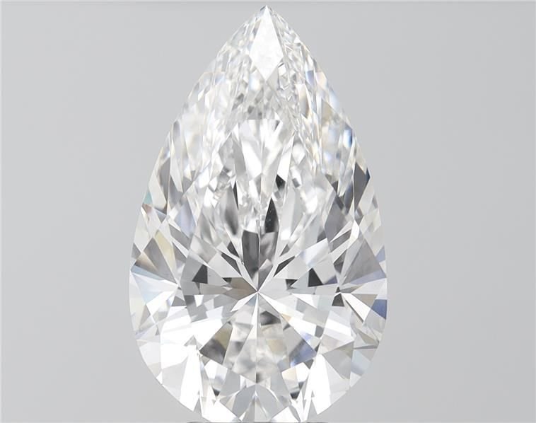 6.42 Carat Pear Lab Diamond