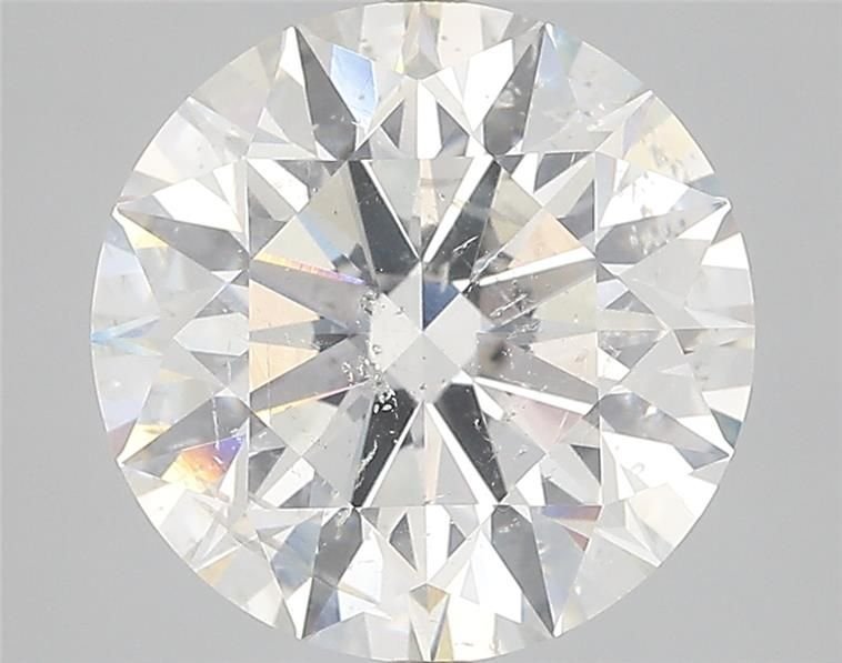 5.02ct H SI2 Rare Carat Ideal Cut Round Diamond