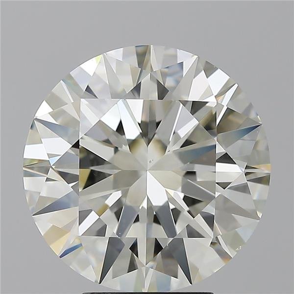 5.30ct K VS2 Rare Carat Ideal Cut Round Diamond