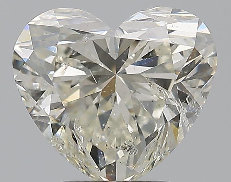 3.01ct I SI2 Rare Carat Ideal Cut Heart Diamond