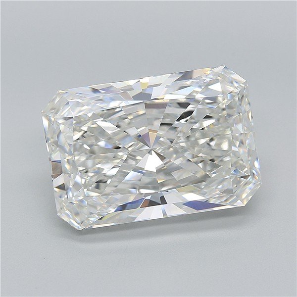 10.09ct F VS1 Rare Carat Ideal Cut Radiant Lab Grown Diamond