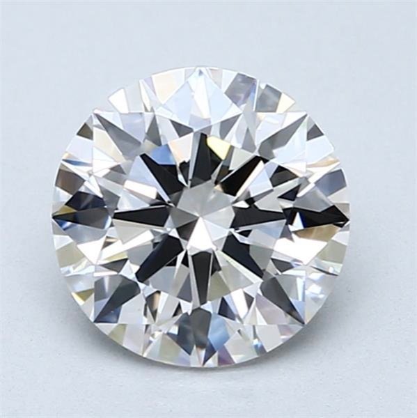 1.74ct F VS1 Rare Carat Ideal Cut Round Diamond