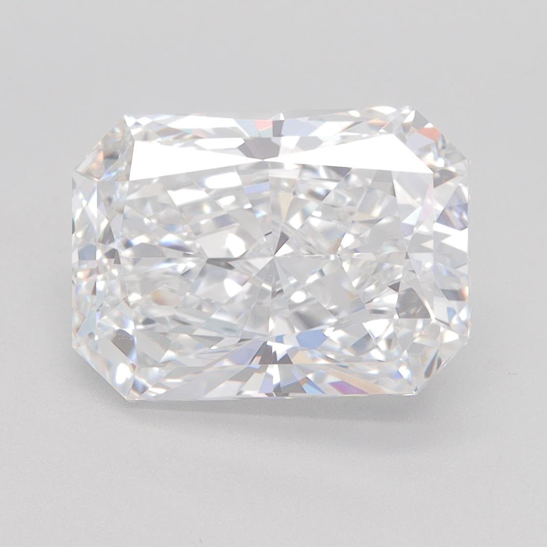 3.70ct E VVS1 Rare Carat Ideal Cut Radiant Lab Grown Diamond