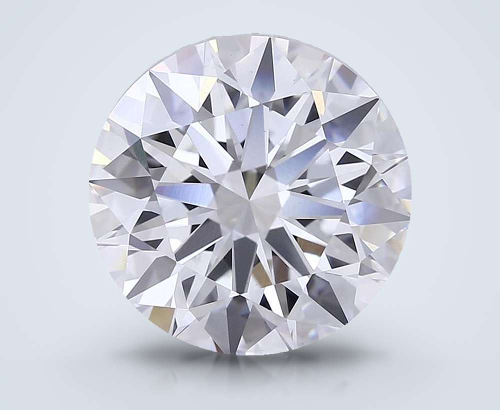 8.19 Carat Round Lab Diamond