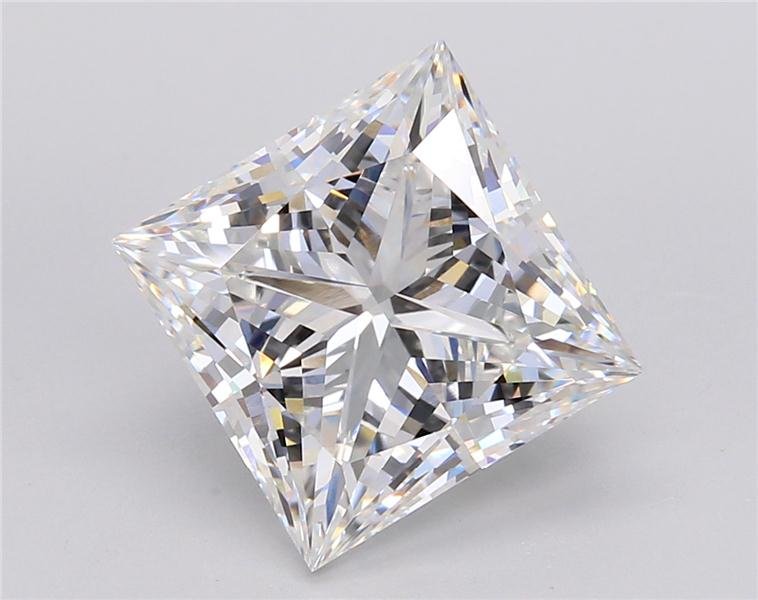 5.09ct E VS1 Rare Carat Ideal Cut Princess Lab Grown Diamond