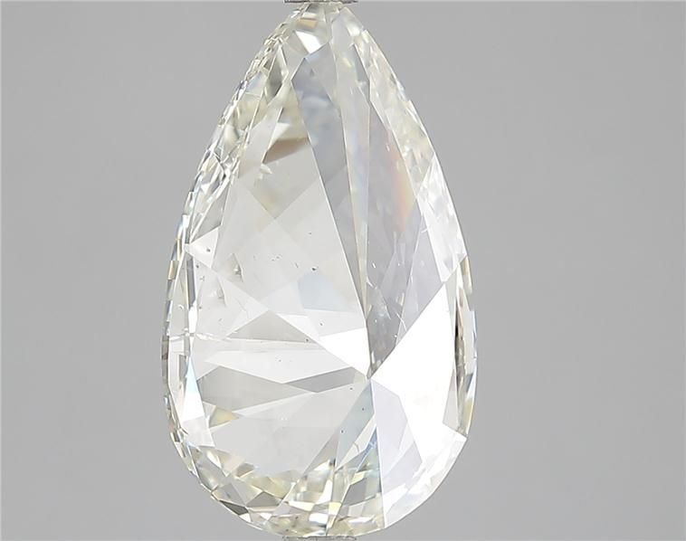 5.01ct K SI1 Rare Carat Ideal Cut Pear Diamond