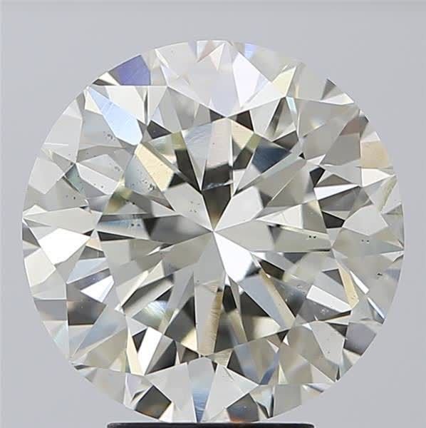 5.50ct J SI1 Excellent Cut Round Diamond