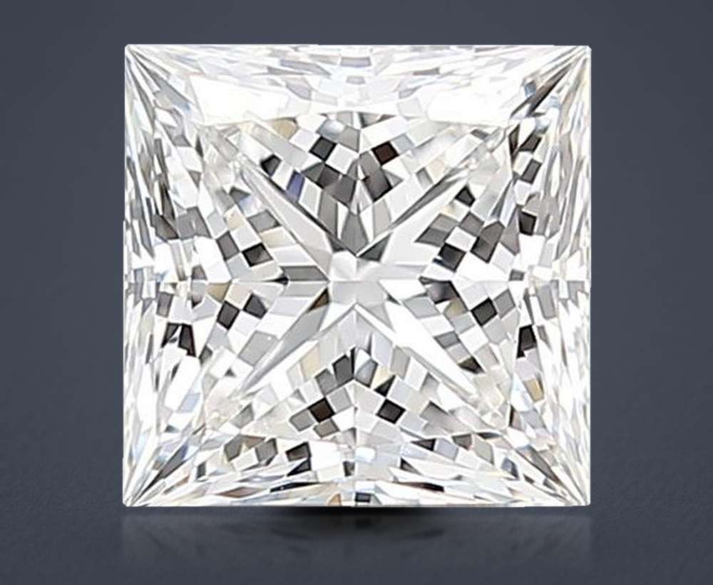 1.60 Carat Princess Lab Diamond