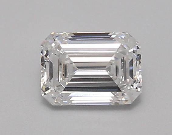 0.88ct D VVS2 Rare Carat Ideal Cut Emerald Lab Grown Diamond