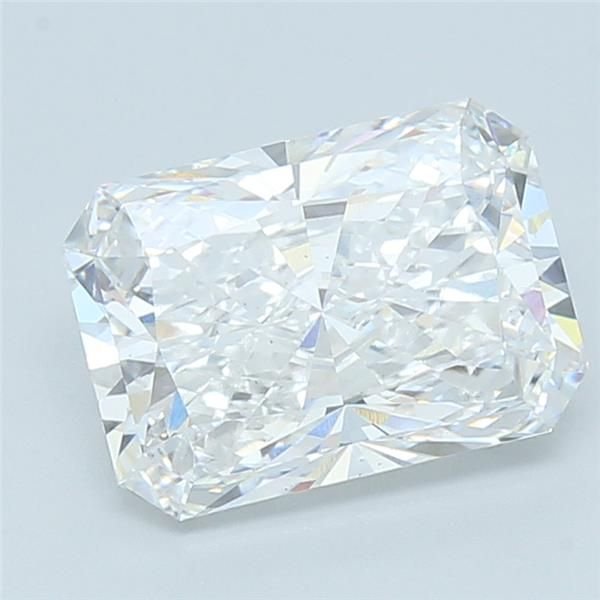 4.04ct D VS2 Very Good Cut Radiant Lab Grown Diamond