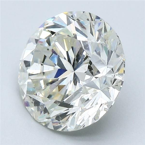 3.81ct K SI2 Good Cut Round Diamond