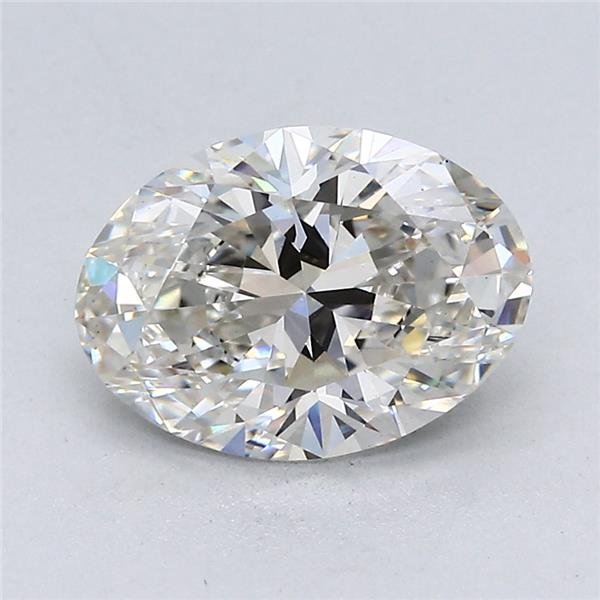 2.19ct H VS1 Rare Carat Ideal Cut Oval Lab Grown Diamond