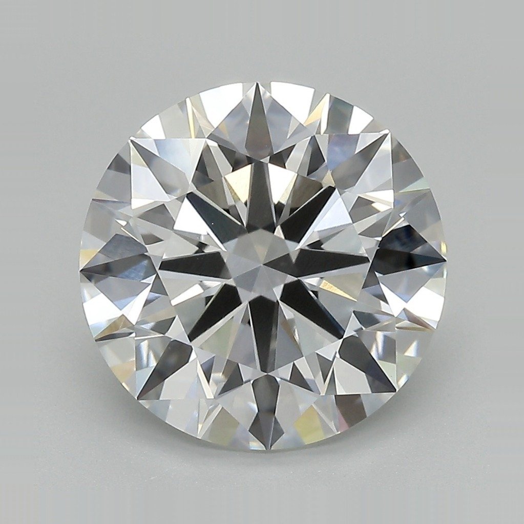5.76ct E VVS2 Rare Carat Ideal Cut Round Lab Grown Diamond