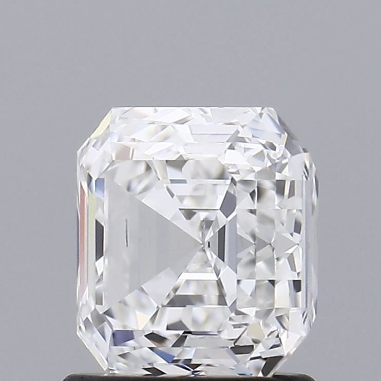 1.65ct E SI1 Rare Carat Ideal Cut Asscher Lab Grown Diamond