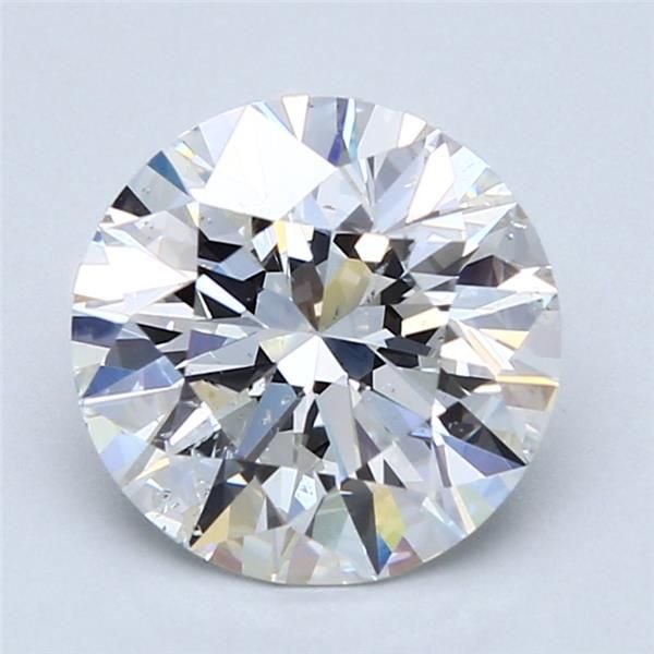 3.05ct F SI2 Very Good Cut Round Diamond