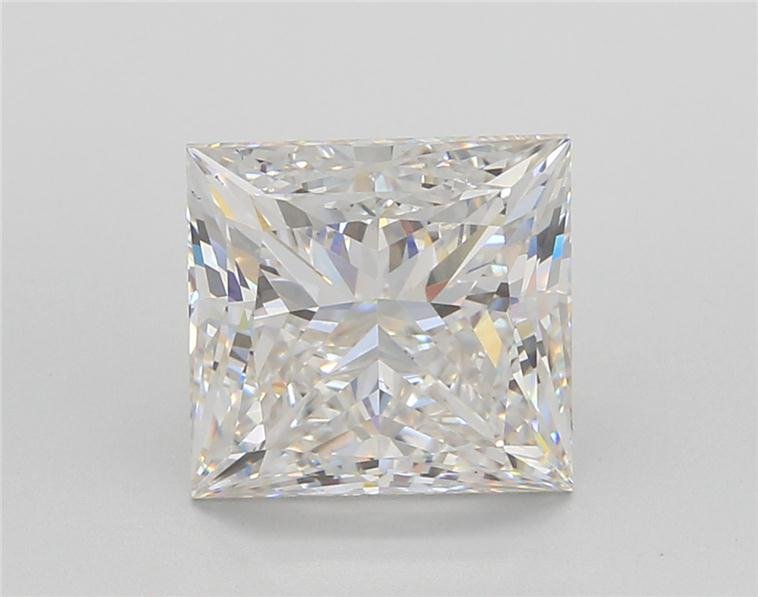 4.10ct G VS1 Rare Carat Ideal Cut Princess Lab Grown Diamond