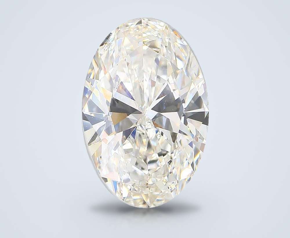 6.56 Carat Oval Lab Diamond