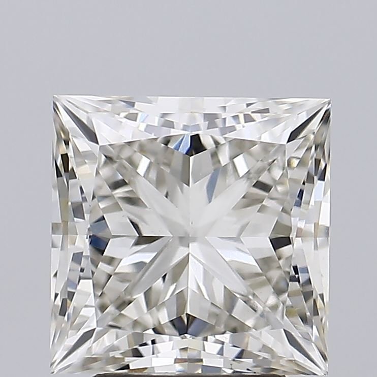 3.17ct J VS1 Rare Carat Ideal Cut Princess Lab Grown Diamond