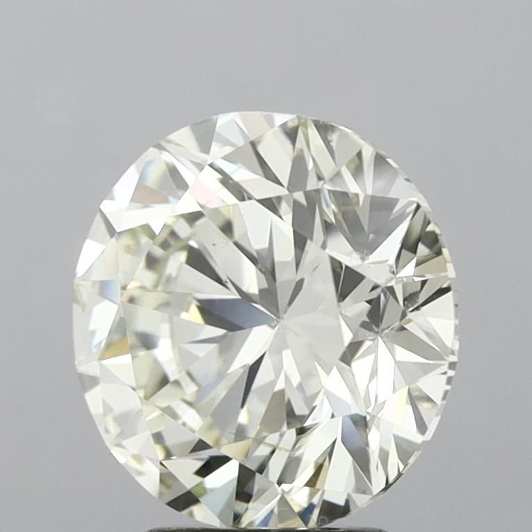 3.51ct K SI1 Rare Carat Ideal Cut Round Diamond