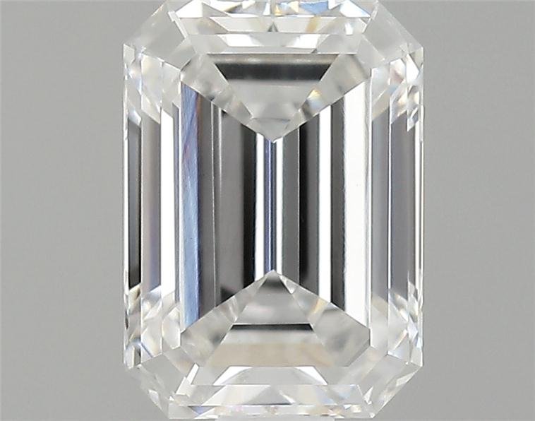 0.85ct F VVS2 Rare Carat Ideal Cut Emerald Lab Grown Diamond