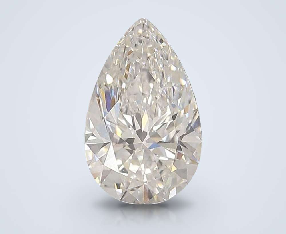2.50 Carat Pear Lab Diamond