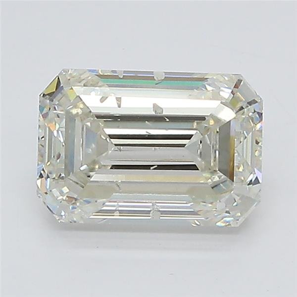 2.02ct I SI2 Good Cut Emerald Lab Grown Diamond
