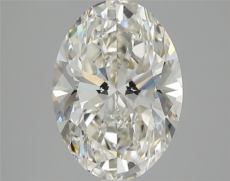 3.11ct I VS1 Rare Carat Ideal Cut Oval Lab Grown Diamond