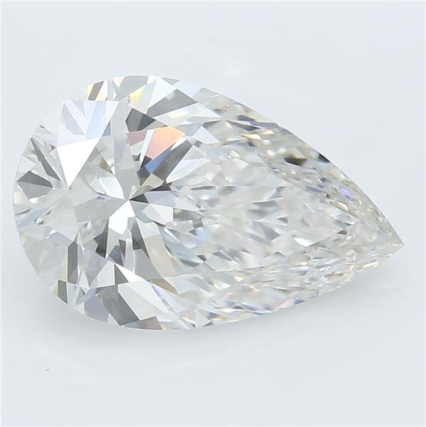 2.18ct H VVS2 Rare Carat Ideal Cut Pear Lab Grown Diamond