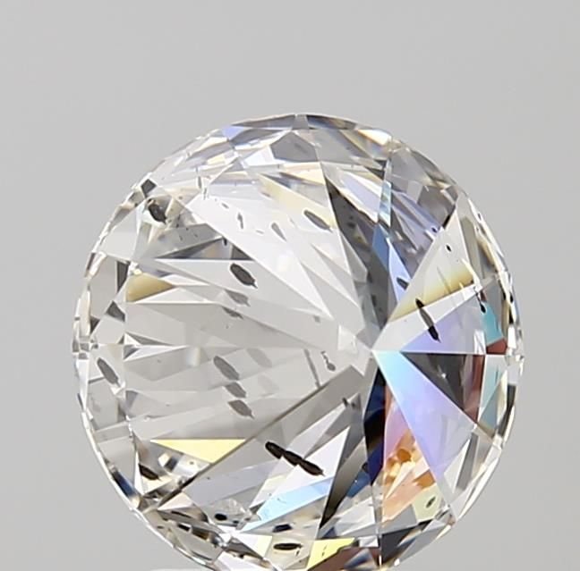 3.01ct H SI2 Rare Carat Ideal Cut Round Diamond